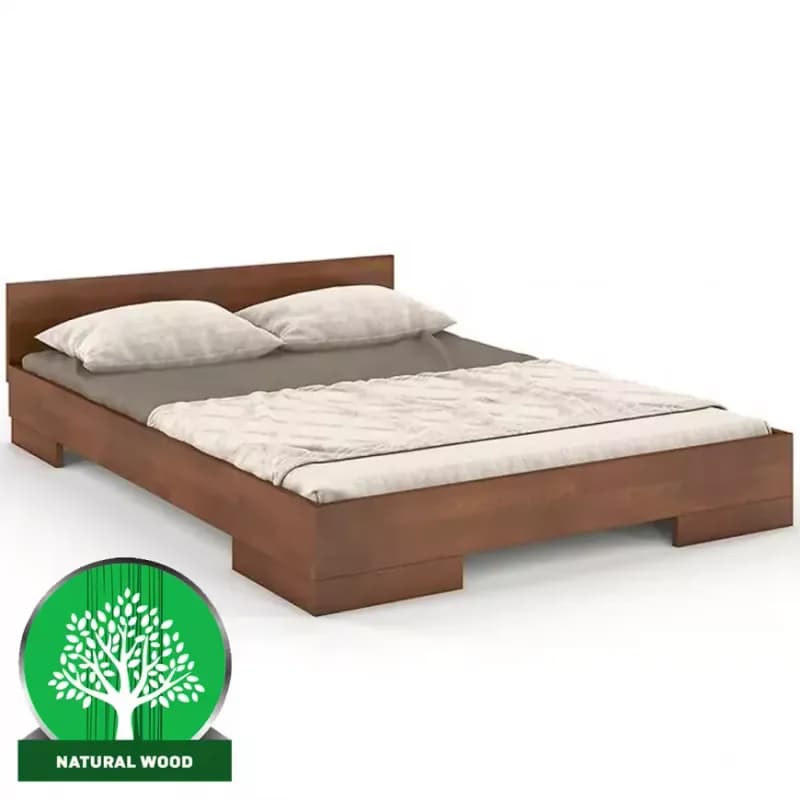 Posteľ drevené  buk Skandica Spectrum Nízka 90x200 orech 1
