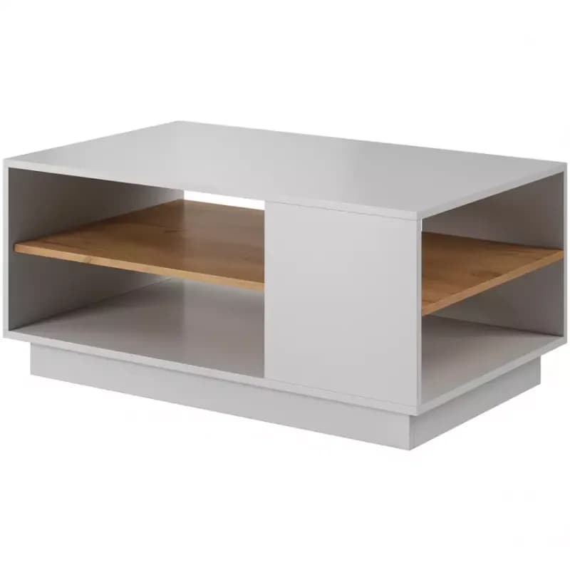 Konferenčný stolík 3d G Biely/Dub kraft zlatá 1