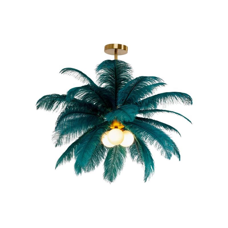 Feather Palm závesná lampa Ø87 cm zelená 1