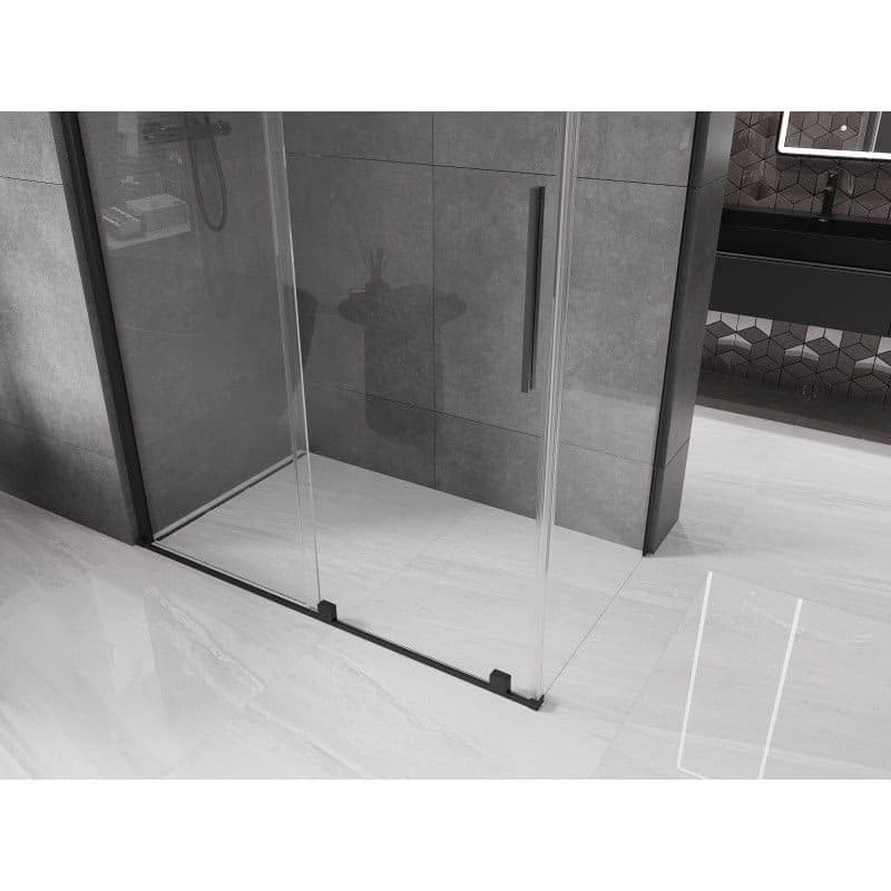 MEXEN/S - Velár sprchovací kút 160 x 90, transparent, čierna 871-160-090-01-70 4