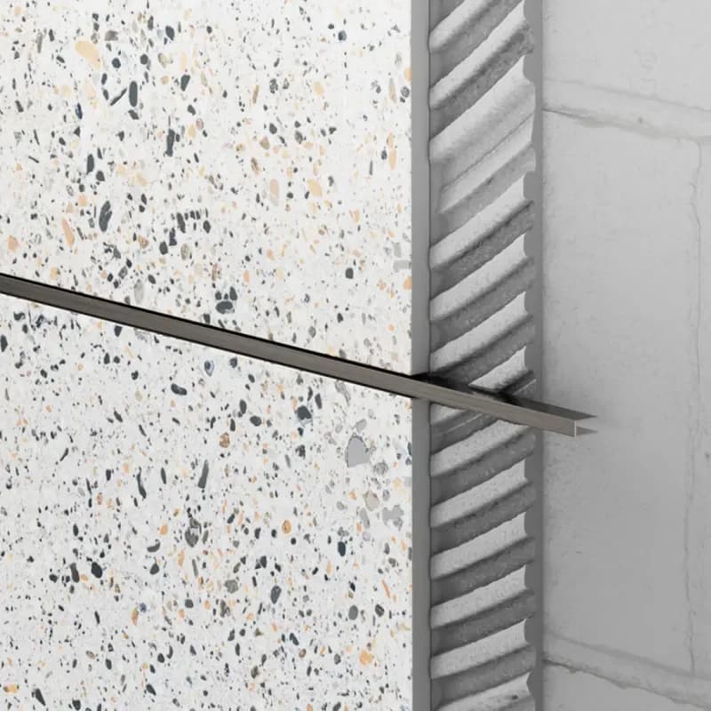 Ukončovací profil U 0,5 x 270 gunmetal mat sivý 1