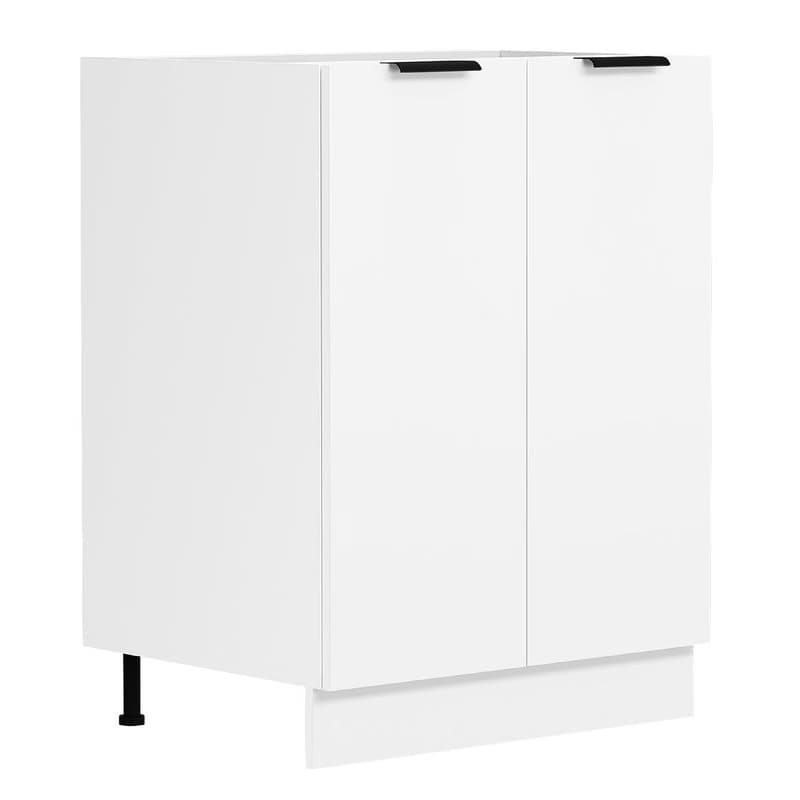 VCM Dolná skrinka 60 cm "Fazuľa", biela 1