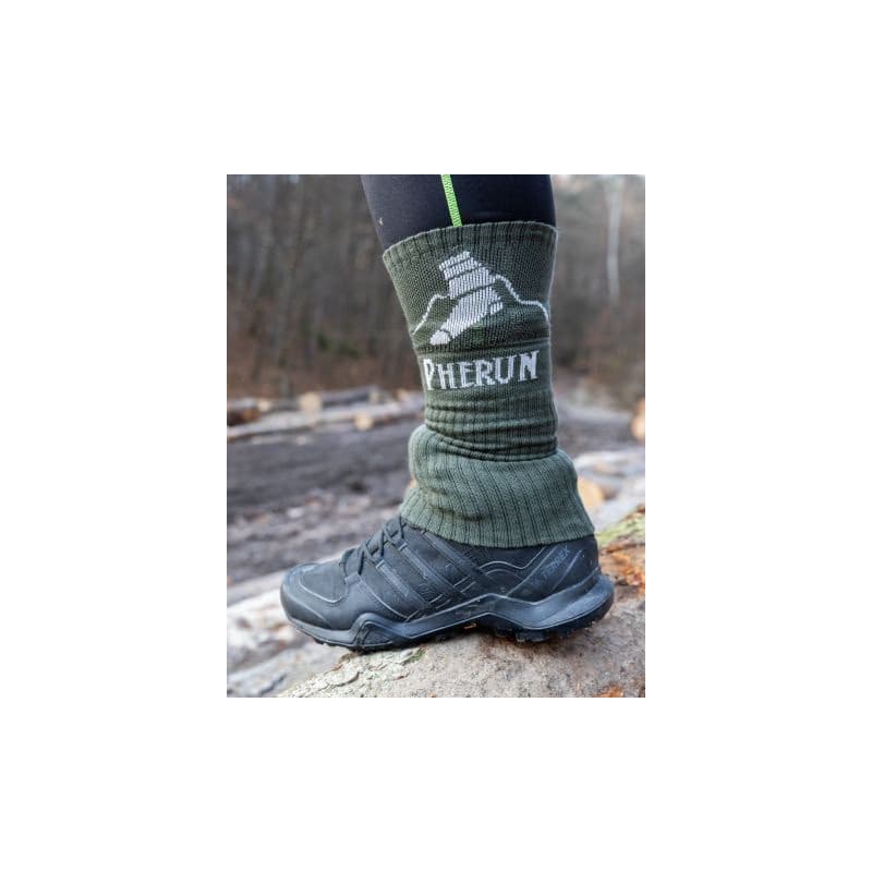 Turistické ponožky PHERUN Forest Green 43-46 3