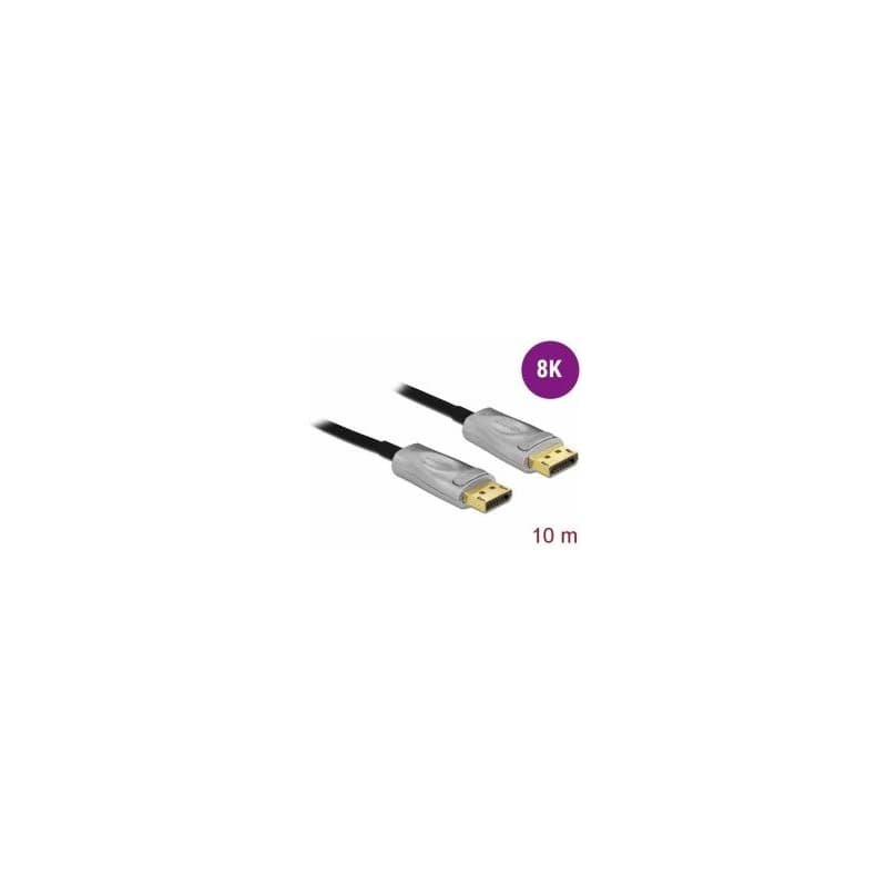 Delock Aktívny optický kábel DisplayPort 1.4 8K 10 m