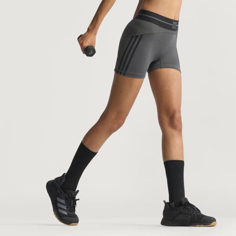 Dámske tréningové kraťasy ADIDAS HYG RIB 1 4 GRESIX BLACK 2