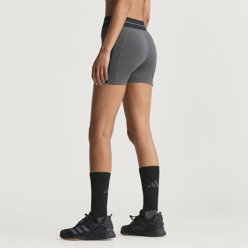 Dámske tréningové kraťasy ADIDAS HYG RIB 1 4 GRESIX BLACK 3