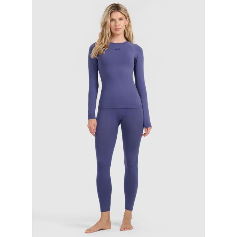 Dámske termo nohavice 4F SEAMLESS UNDERWEAR F221-WAW25USEAF221-32S-DENIM 2