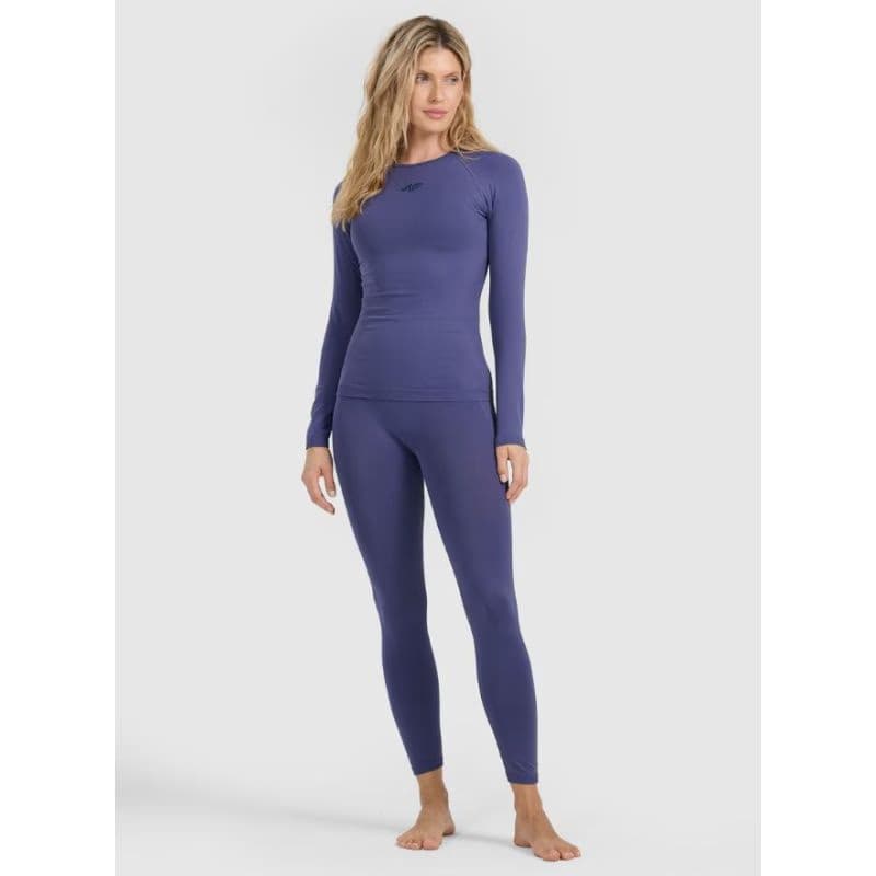 Dámske termo nohavice 4F SEAMLESS UNDERWEAR F221-WAW25USEAF221-32S-DENIM 3