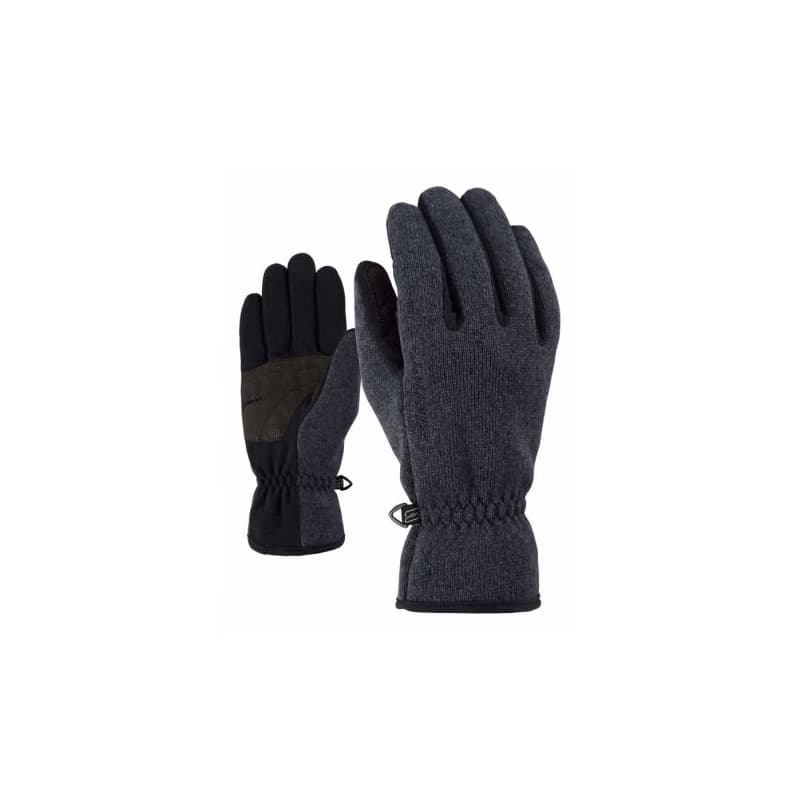 Juniorské rukavice ZIENER LIMAGIOS-802025-726-black melange 1