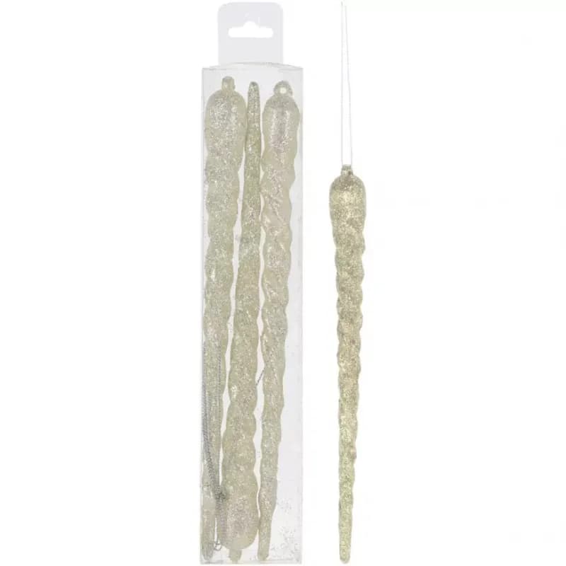 Cencúľ 23 cm (3 ks) silver CAA734110
