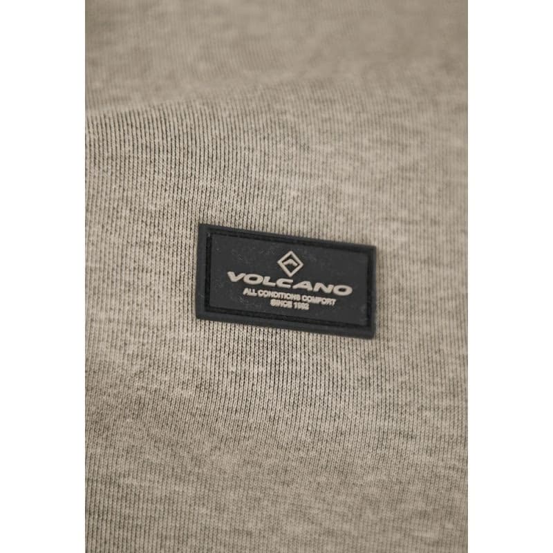 Pánska mikina so zipsom VOLCANO B-WILL-101-CREAM 6