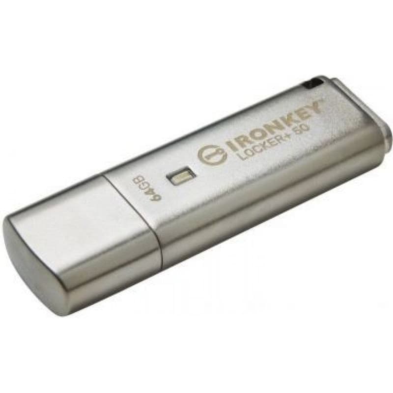 Kingston 64GB IKLP50 IronKey Locker+ 50 AES USB, w/256bit Encryption 5