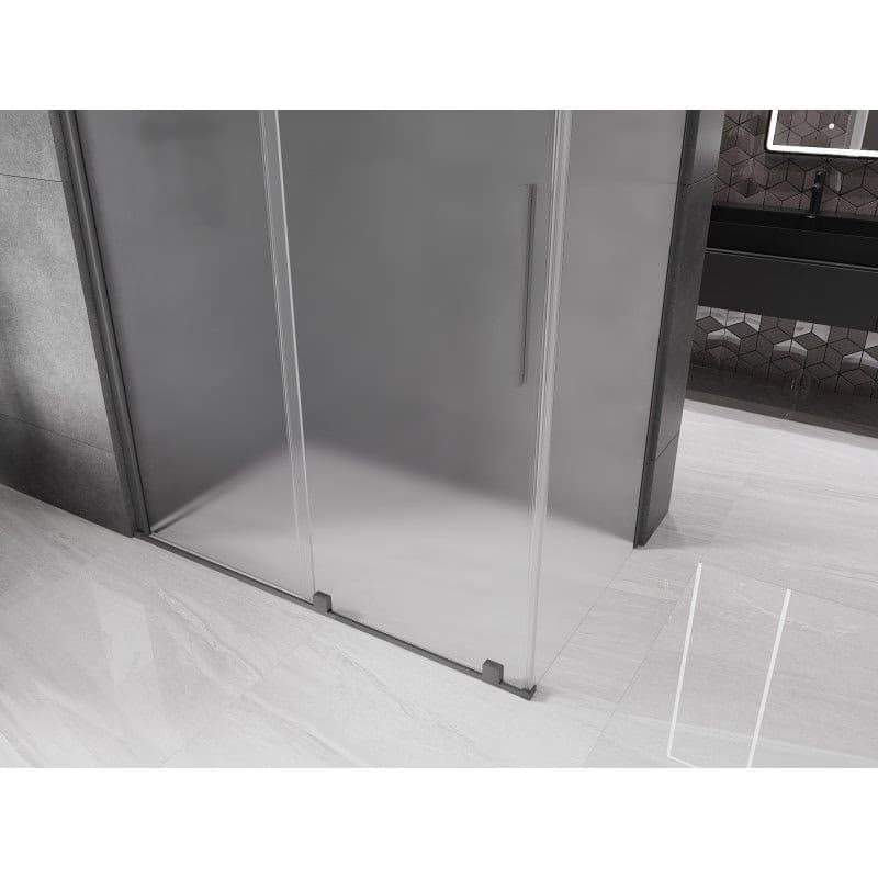 MEXEN/S - Velár sprchovací kút, posuvné dvere 160 x 70, dekor, grafit metal 871-160-070-31-95 4