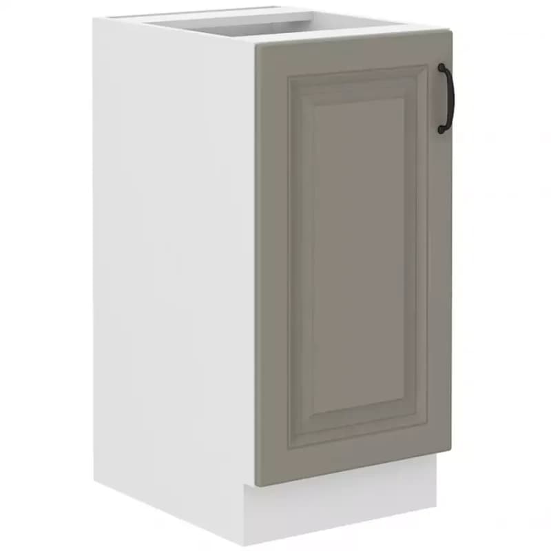 Kuchynská skrinka Stilo claygrey/biely 40d 1f bb 1