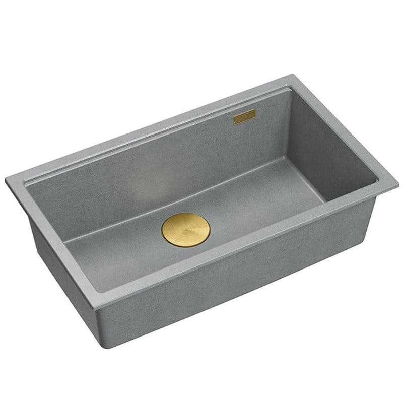 Quadron Quadron - Granitový drez Logan 110 Grey Metallic Meď HQD7644U5_PVDC1_U 1