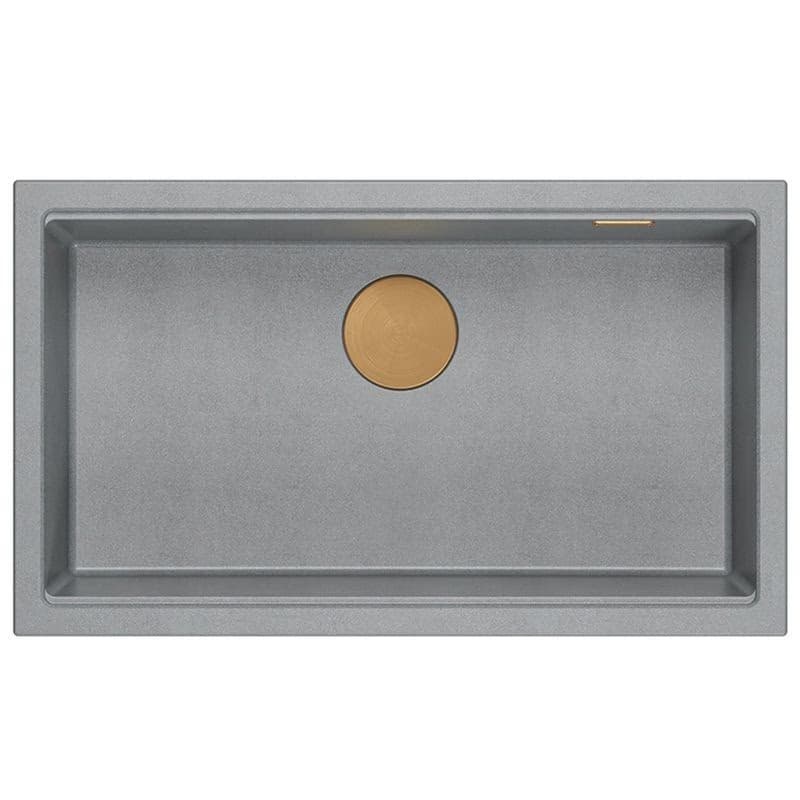 Quadron Quadron - Granitový drez Logan 110 Grey Metallic Meď HQD7644U5_PVDC1_U 2