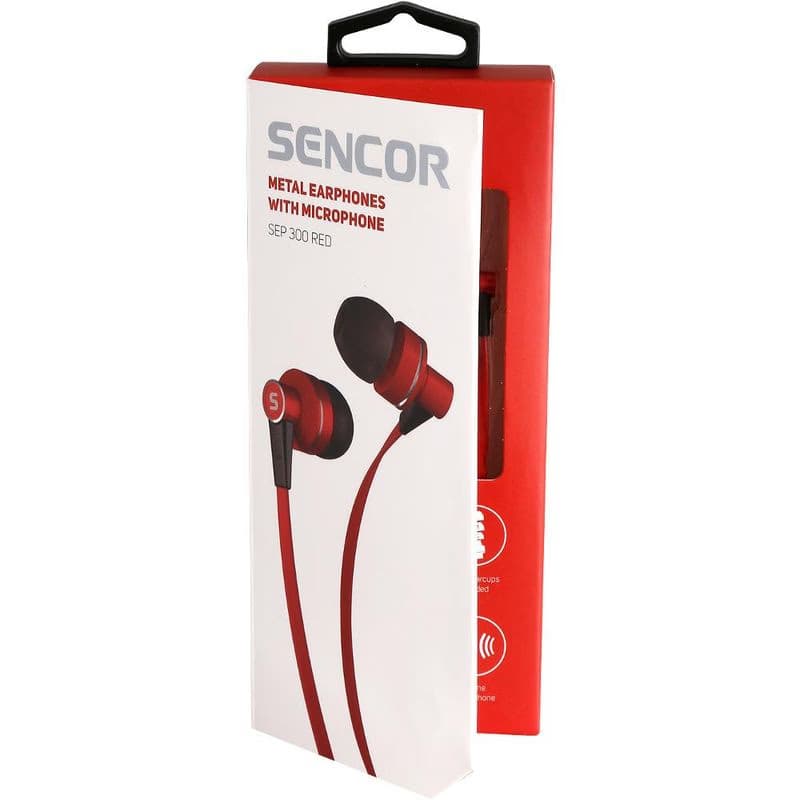 SEP 300 MIC RED MET SLÚCHADLÁ SENCOR 2