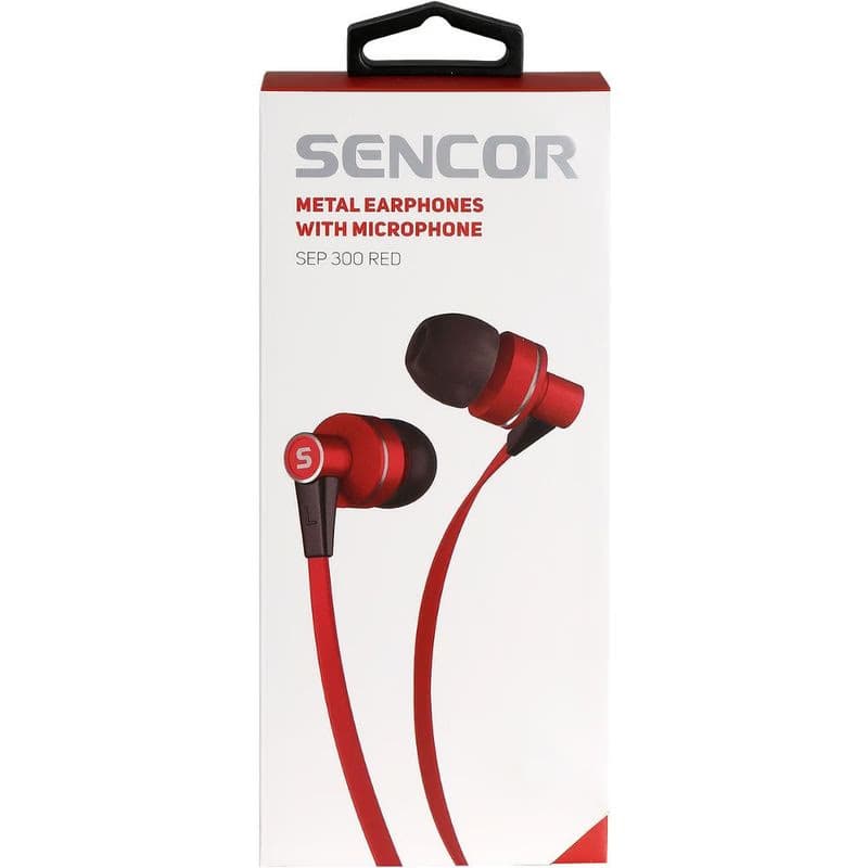 SEP 300 MIC RED MET SLÚCHADLÁ SENCOR 3
