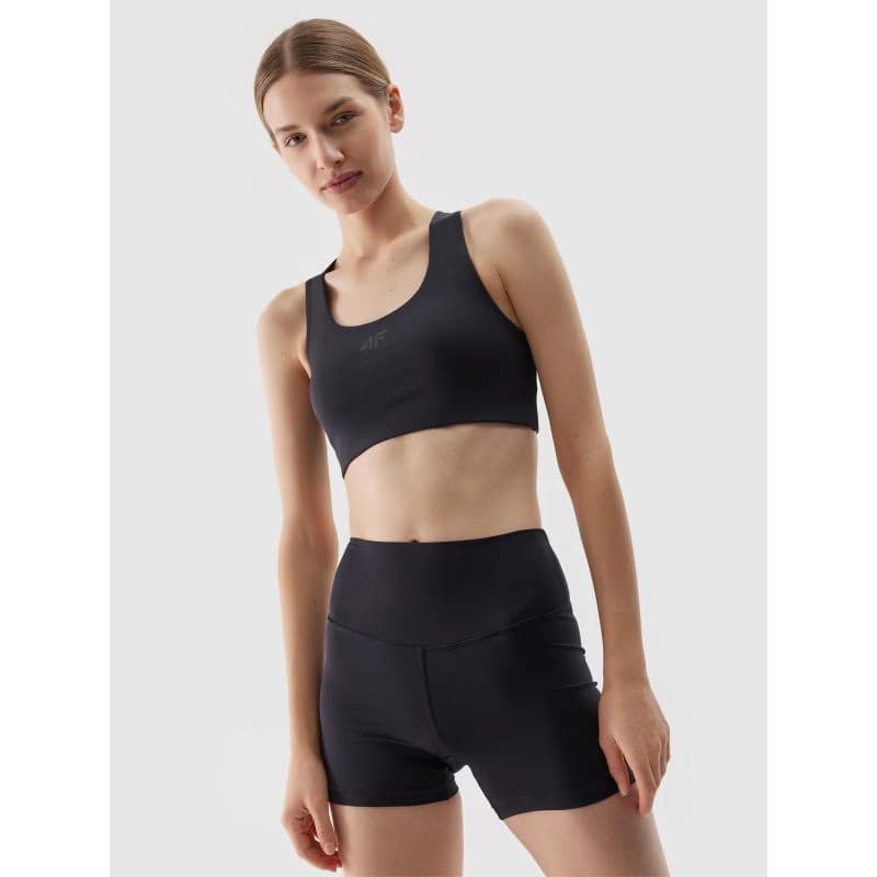 Dámske tréningové kraťasy 4F SHORTS FNK-WSS24TFSHF393-20S-DEEP BLACK 4