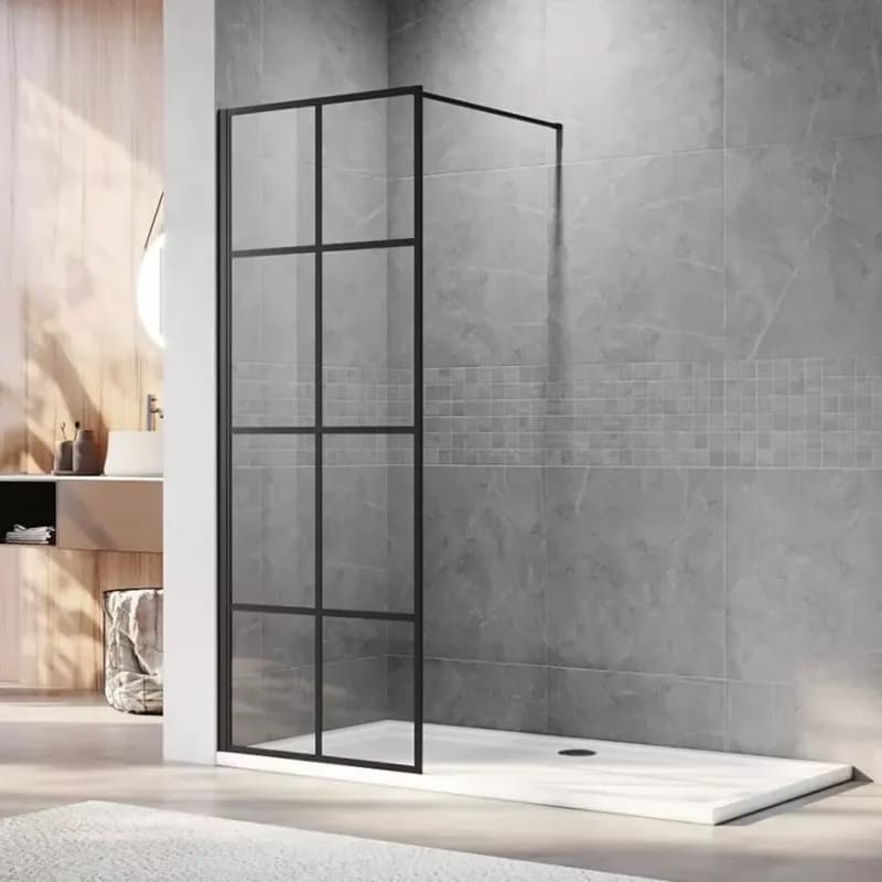 Sprchová stena Walk-In Metro 70x195 black 1