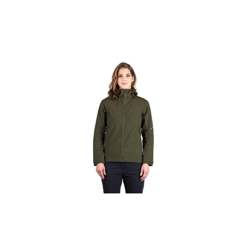 Dámska turistická softshellová bunda NORTHFINDER TIFFANI-300darkgreen