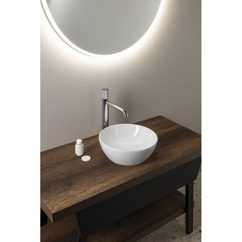 GSI - PURA keramické umývadlo na dosku, priemer 32cm, biela ExtraGlaze 885411 3