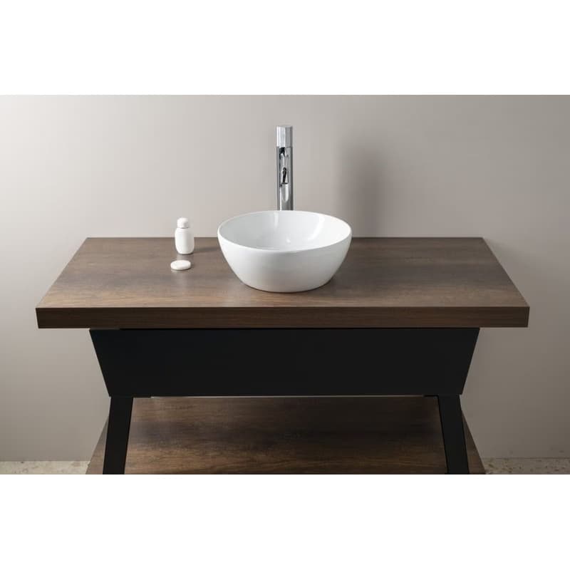 GSI - PURA keramické umývadlo na dosku, priemer 32cm, biela ExtraGlaze 885411 4