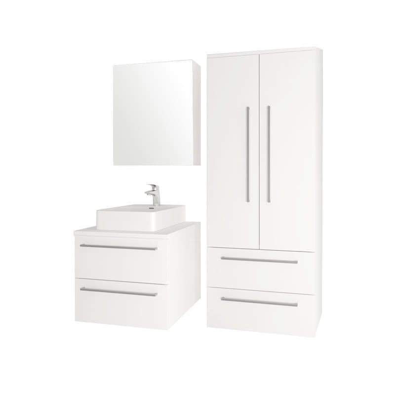 Mereo Bino, kúpeľňová skrinka s keramickým umývadlom 101 cm, biela CN662 3