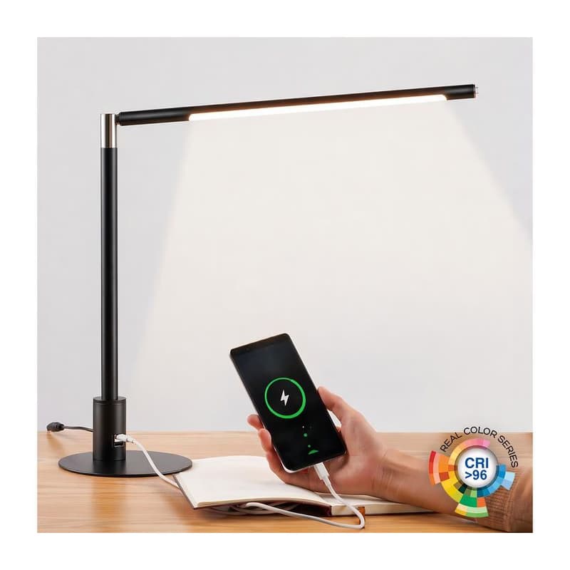 Brilagi - stmievateľná LED dotyková stolová lampa s USB portami VARIO LED/7W/230V CRI 96 8590828037033