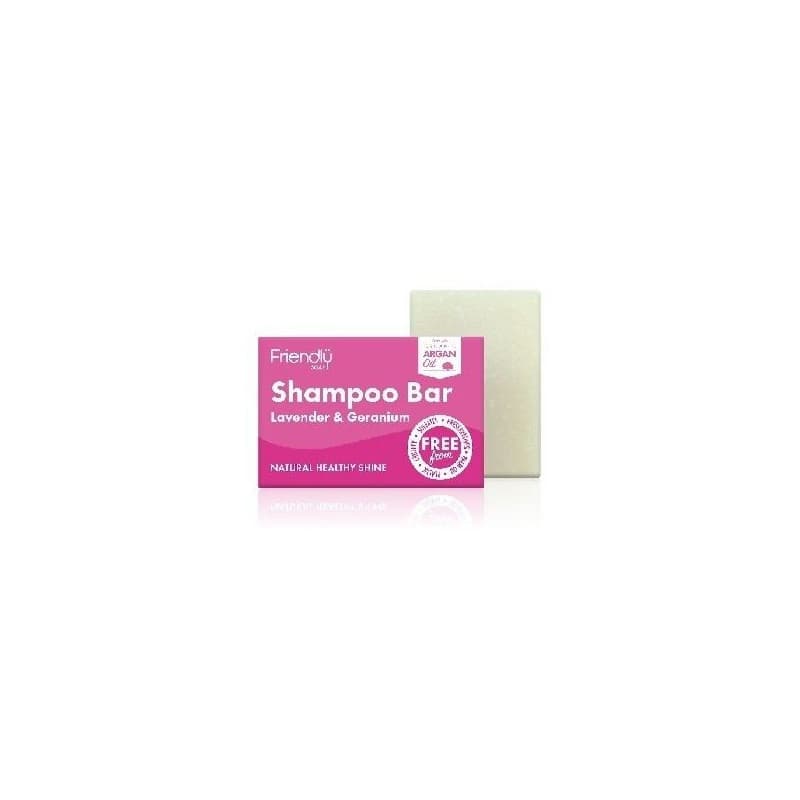 Friendly Soap Prírodné mydlo na vlasy levandule a pelargónie 95 g