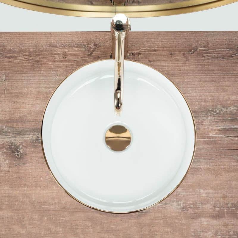 REA - Umývadlo na dosku Sami Gold Edge REA-U6758 2