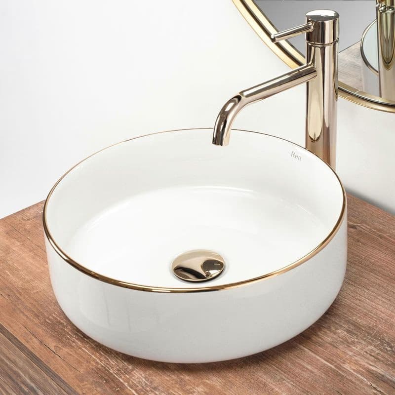REA - Umývadlo na dosku Sami Gold Edge REA-U6758 3