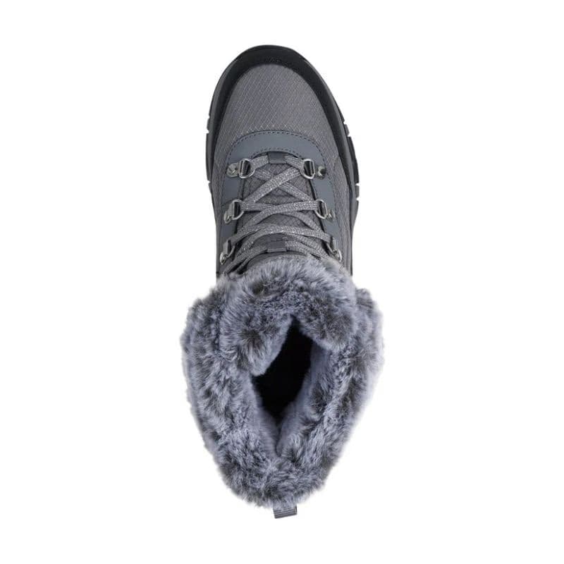 Dámske vysoké zimné topánky SKECHERS Trego Stormie WP W charcoal black 4