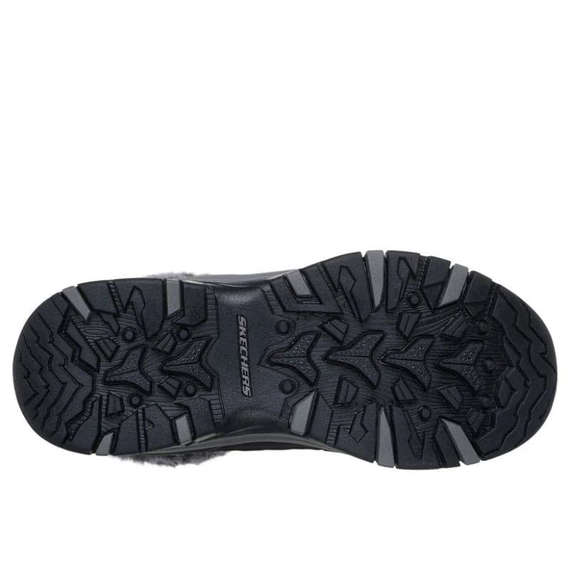 Dámske vysoké zimné topánky SKECHERS Trego Stormie WP W charcoal black 5