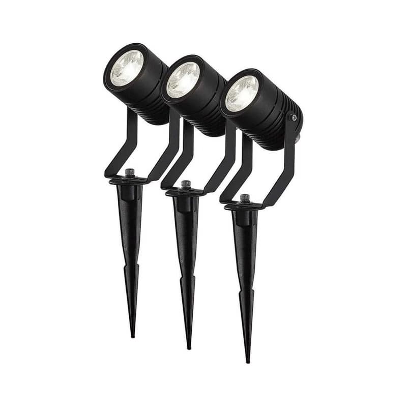 ZBLOS10RGBW3-SADA 3x LED RGBW stmievateľné vonkajšie svietidlo LED/3W/230V IP65 Wi-Fi Tuya ZBLOS10RGBW3