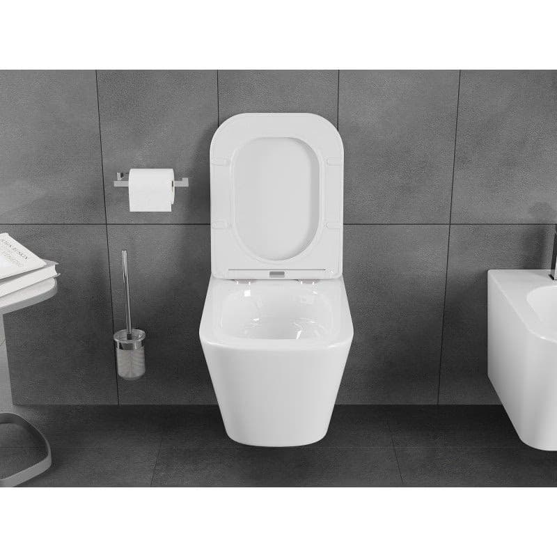 MEXEN - Teo Závesná WC misa Rimless Tornado, biela lesk 3385XX00T 3