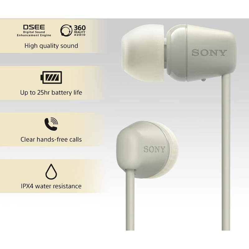 WIC100C.CE7 šedé slúchadlá Sony 6
