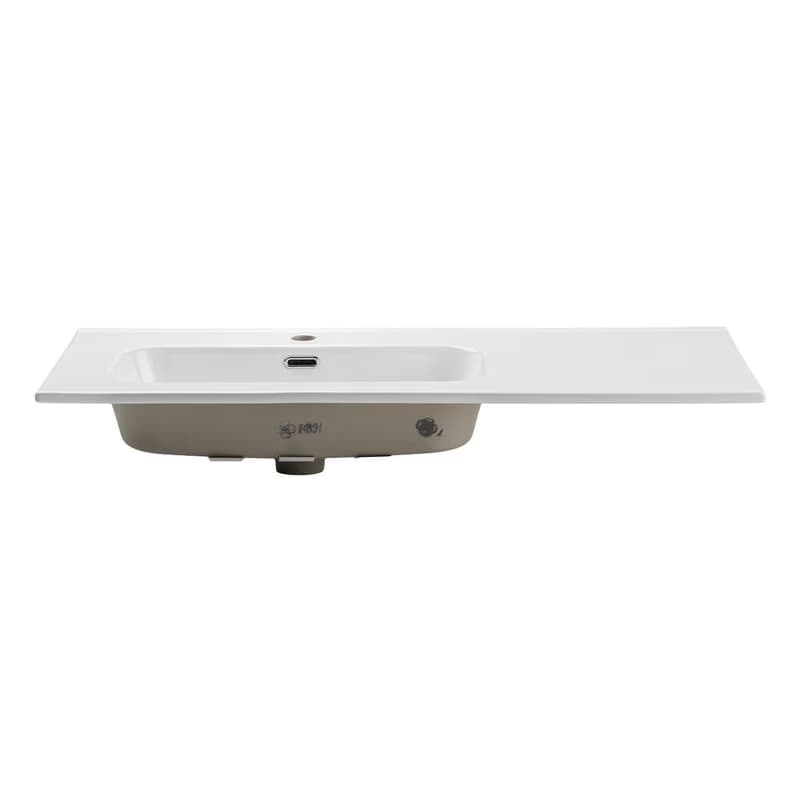 ArtCom Keramické umývadlo GO2 100 L | biely lesk 100 cm 3