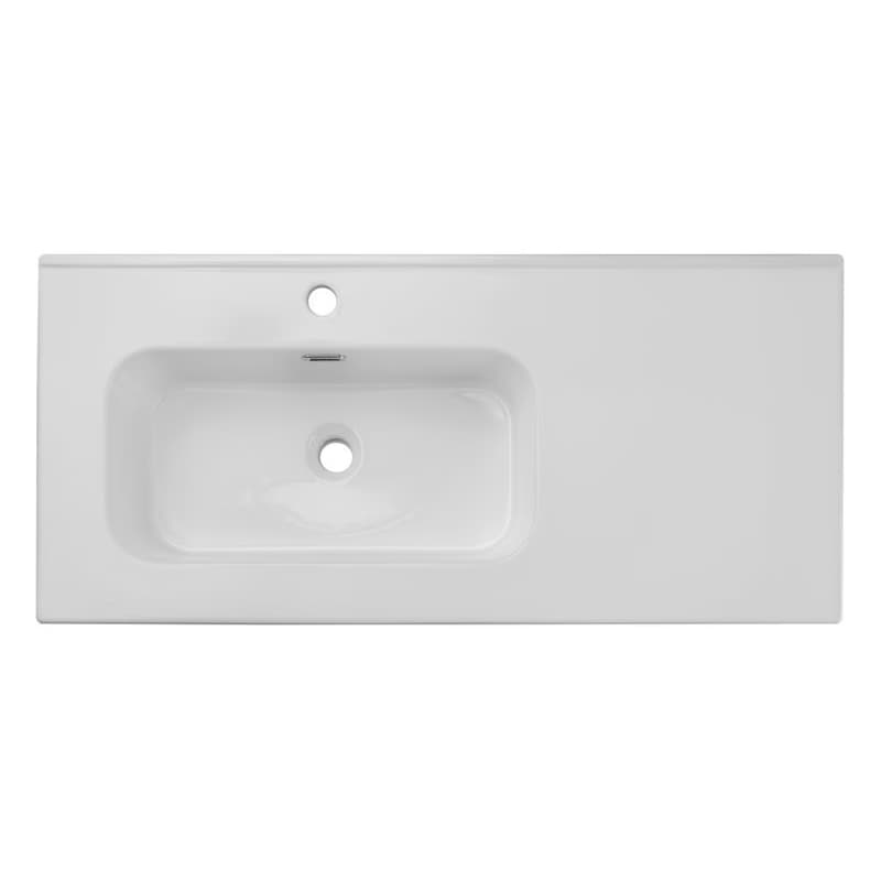 ArtCom Keramické umývadlo GO2 100 L | biely lesk 100 cm 4