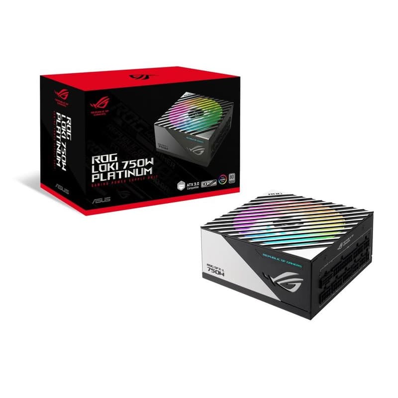 ASUS zdroj ROG Loki SFX-L 750W Platinum, 80+ Platinum, ARGB 1