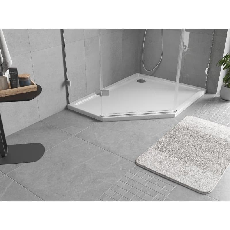 MEXEN - Flow päťboká sprchová vanička slim pravá 100 x 80, biela lesk 46P108010R 4
