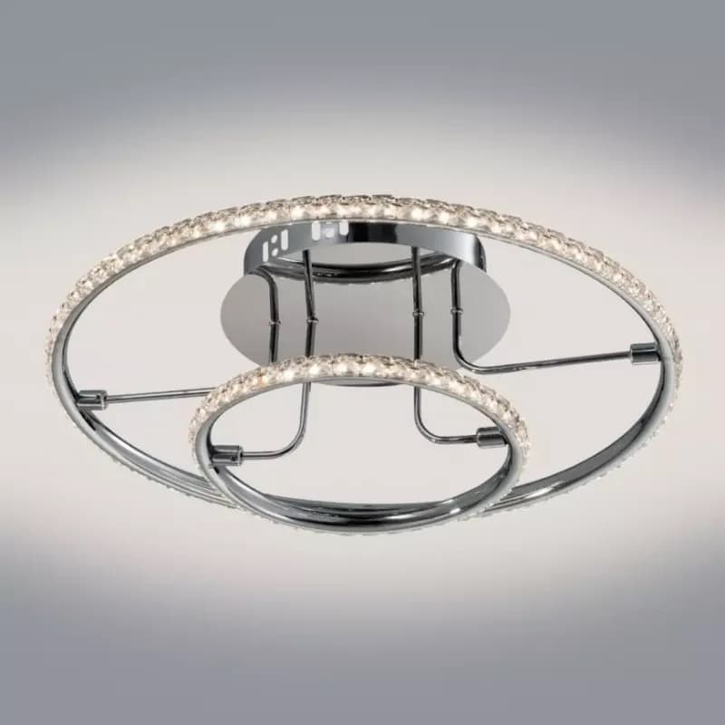 Stropné svietidlo Adel Plafon 40 36w Led Chróm 3000k 1