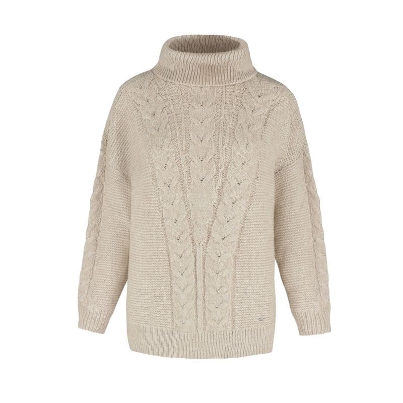 Dámsky sveter VOLCANO S-ESSIE-102M-BEIGE MEL 6
