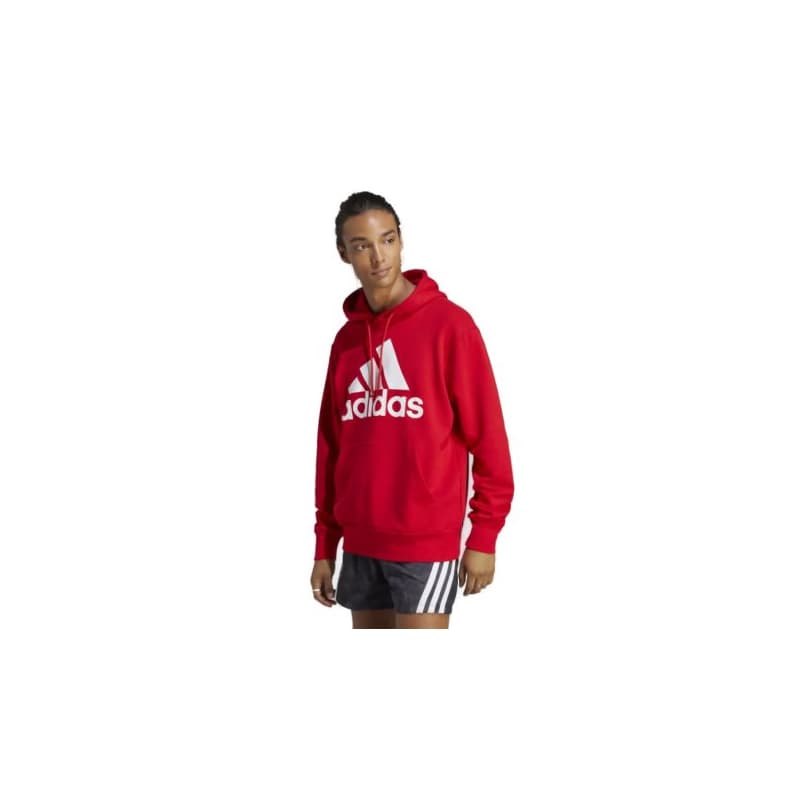 Pánska mikina s kapucňou ADIDAS M BL FT HD-IC9365-Red 1