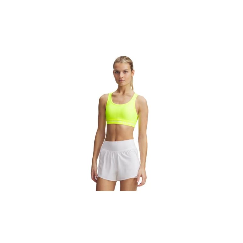 Dámska tréningová športová podprsenka UNDER ARMOUR Crossback Mid Bra-YLW 1