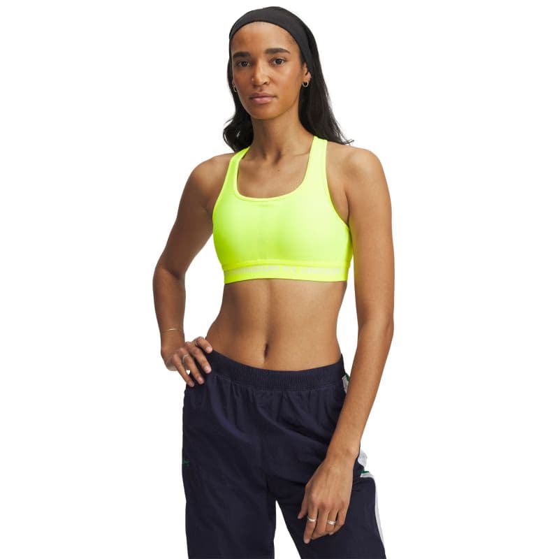 Dámska tréningová športová podprsenka UNDER ARMOUR Crossback Mid Bra-YLW 3