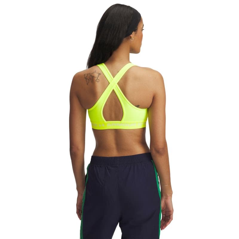 Dámska tréningová športová podprsenka UNDER ARMOUR Crossback Mid Bra-YLW 4