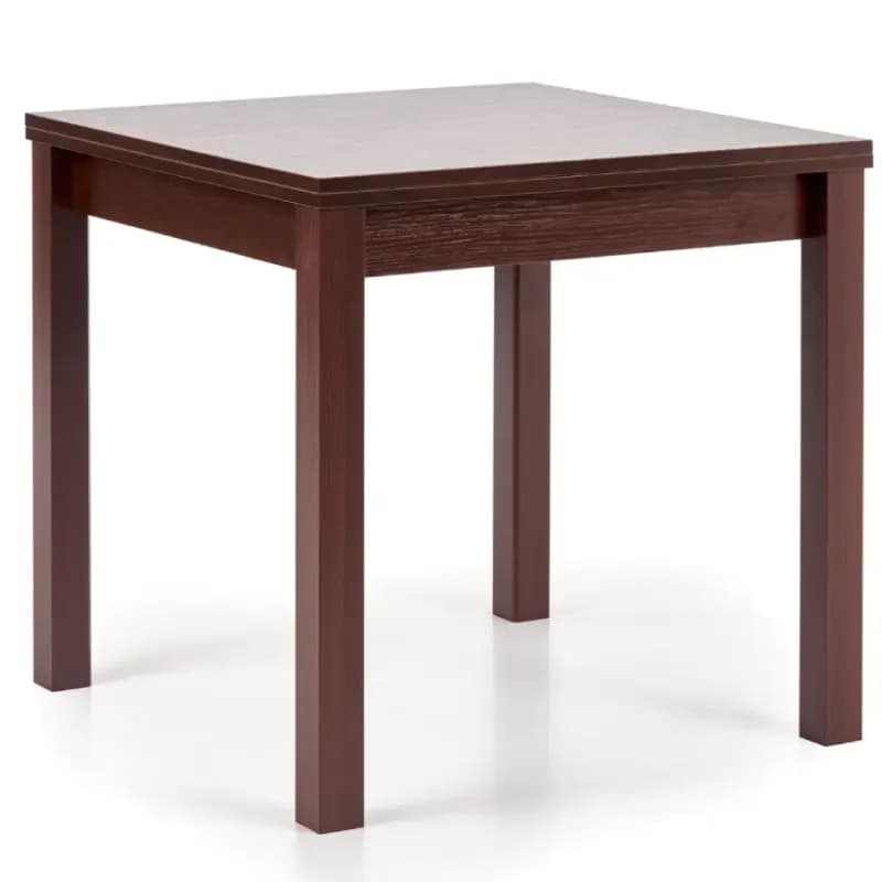 Rozkladací stôl Gracjan 80/160x80cm doska/Abs/MDF – tmavý orech 1