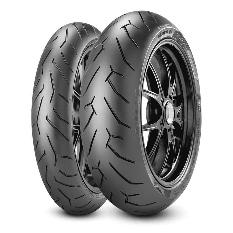 Pirelli Diablo Rosso II ( 120/70 ZR17 TL (58W) M/C, Variante D, predné koleso )