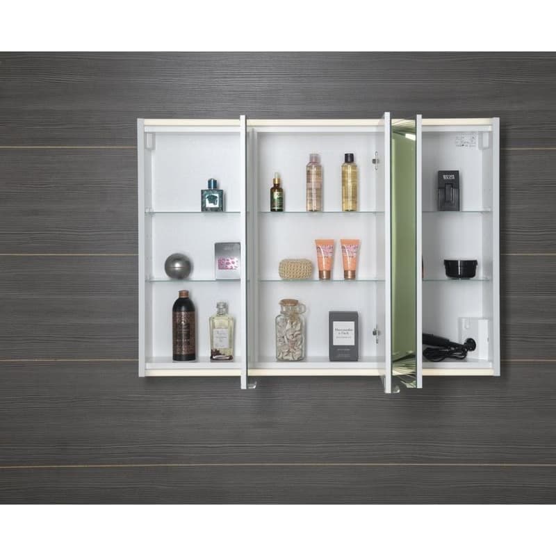 SAPHO - BATU galerka 100x71x15cm, 2x LED osvetlenie, biela lesk 1141130 4
